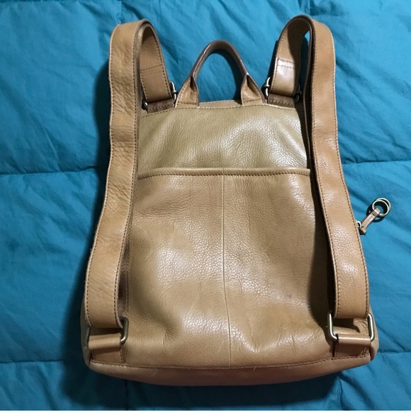 American Leather Co. Cleveland Leather Backpack TAN